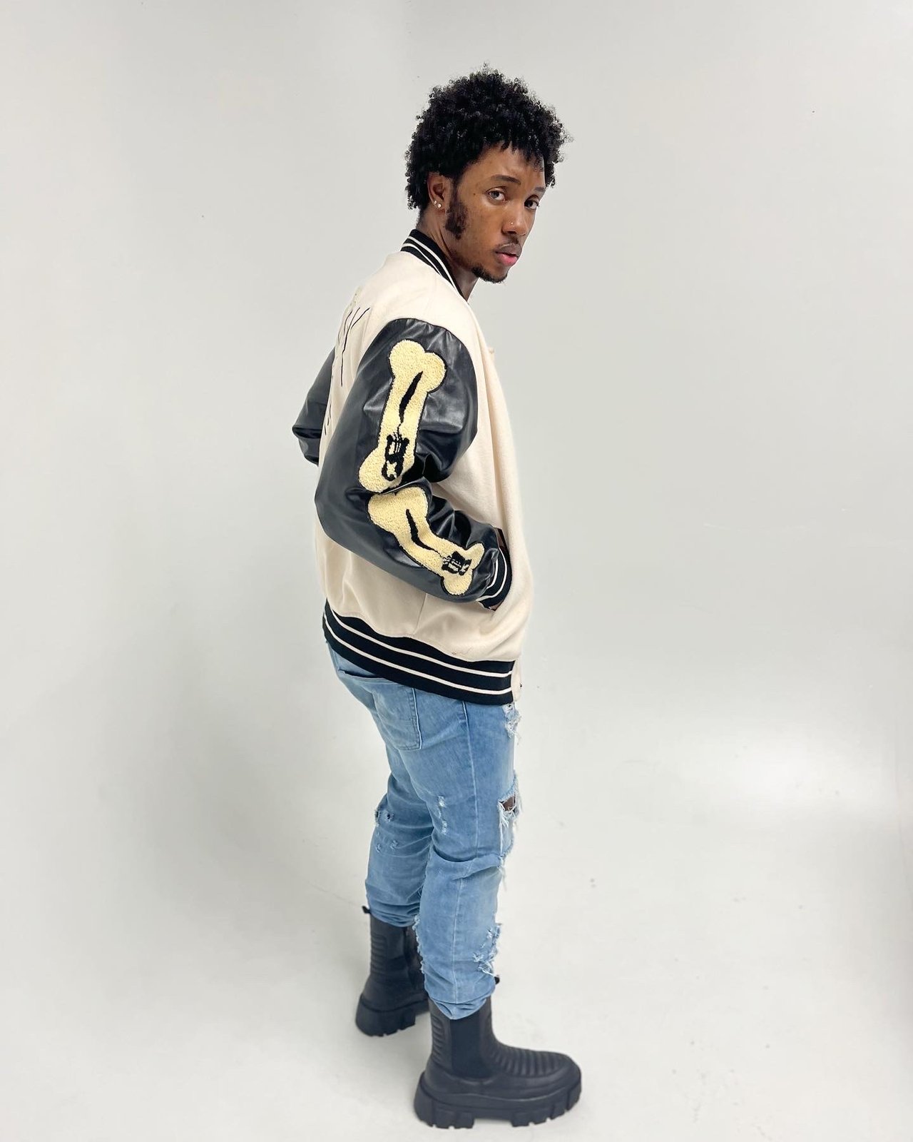 お得 MODITEC Bone Varsity Jacket スタジャン - ファッション