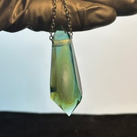 Image 10 of Crystal Pendant 2 - Aquatic Opalescent Twist