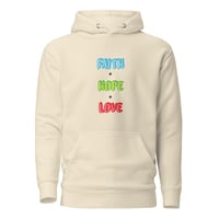 Image 4 of "Faith, Hope, & Love" Unisex Hoodie (Version 2)
