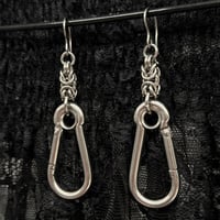 Image 3 of Carabiner Earrings