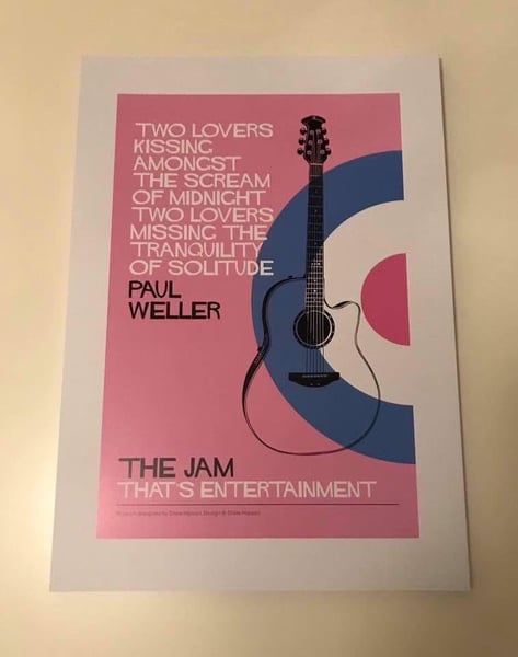 Image of The Jam That’s Entertainment A3 Print