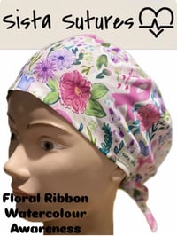 Image 8 of Supporting Awareness II Scrub Hats
