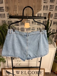 Image 3 of denim skorts 