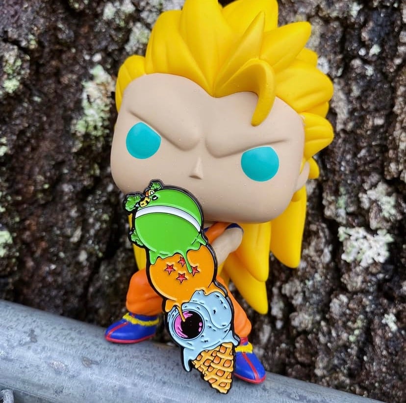 Image of DBZ Triple Scoop (Hat Pin)