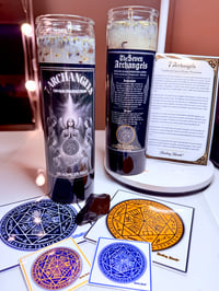 Image 3 of 7 Archangels Seal of Divine Protection Candle