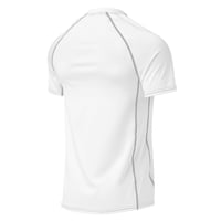 Image 2 of men’s X White rash guard