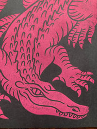 Image 4 of 'CRAWLER' Blockprint (Ally-Gator Edition)