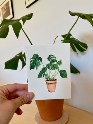 Image of Monstera Greeting Card