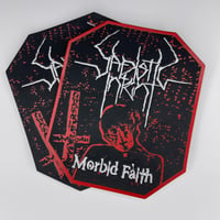 Image 1 of Sadistic Intent - Morbid Faith Embroidery On Carved Faux Leather