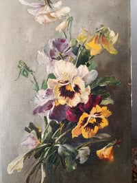 Image 2 of Peinture bouquet de pensées 