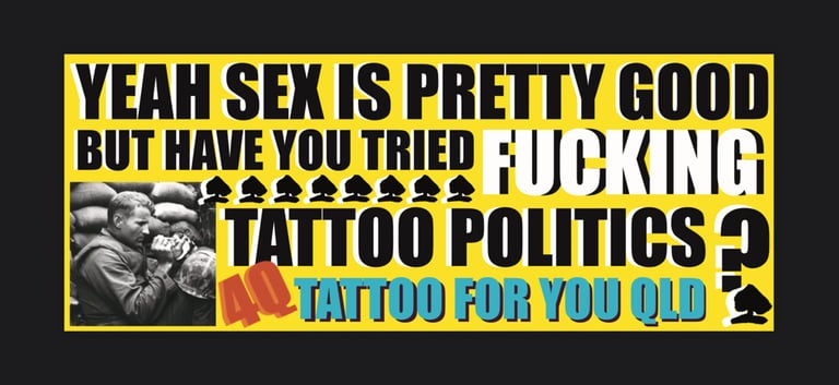 4Q Bumper Sticker Image 2