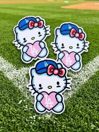 Image 1 of Hello kitty Dodgers 