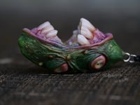 Image 9 of Mutant Pickle Pendant, big mouth, four eyes