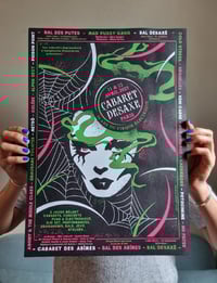 Image 1 of Cabaret Désaxé (gigposter Paris 2025)