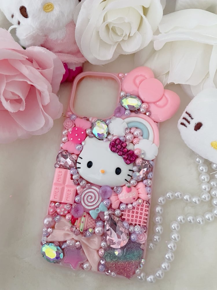 bling kawaii kitty phonecase PM1