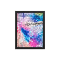 Image 1 of Art Is Your Souls Whisper Framed Print