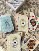 Jeu de 52 cartes dit de Patience, AGM Muller, avec coins dorés, vintage 