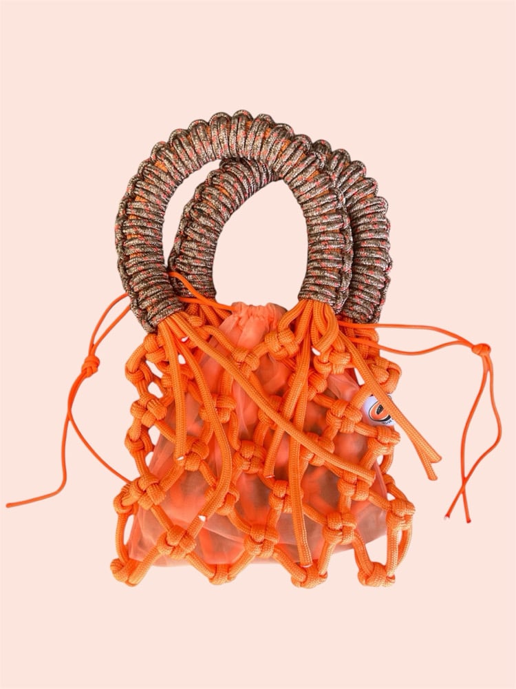 Image of Sunshine Bag-Brown/ Orange x Orange