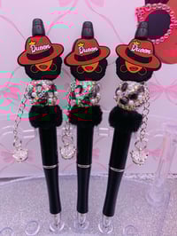 Image 1 of Queen Black Heart  Bead Pen