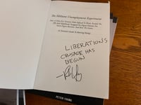 Image 8 of The Militant Unemployment Experiment by Peter Young (inscribed by Peter!)