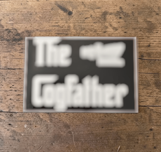 462. THE COGFATHER STICKER