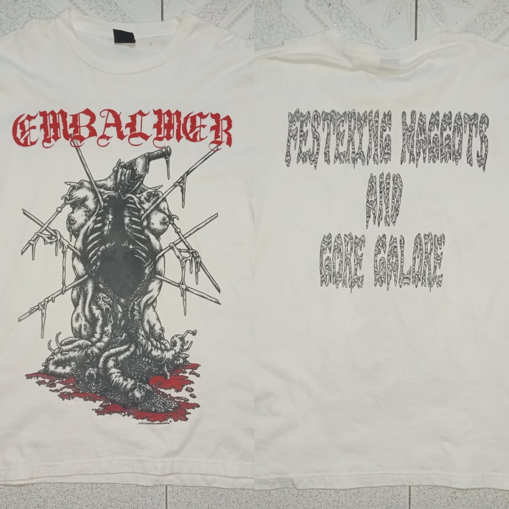 EMBALMER - FESTERING MAGGOTS AND GORE GALORE (T-SHIRT ©2010)