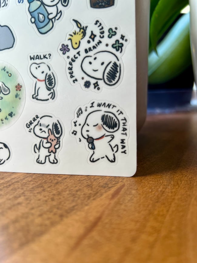Snoopy Sticker Sheets