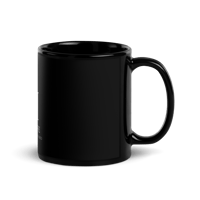 Image 2 of MamaFe Faith of a Mustard Seed Black Glossy Mug