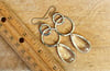 Champagne Teardrops earrings 