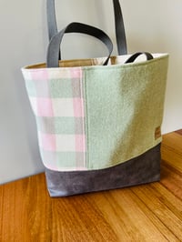 Image 3 of Pink/ Green Tote Bag for Christena