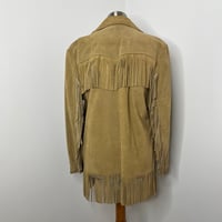 Image 2 of Vintage Suede Fringe Hem Leather