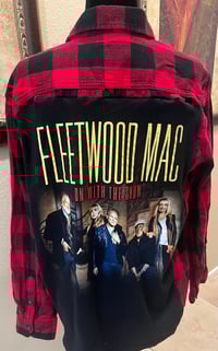 Vintage Red/Black Flannel Shirt Fleetwood Mac