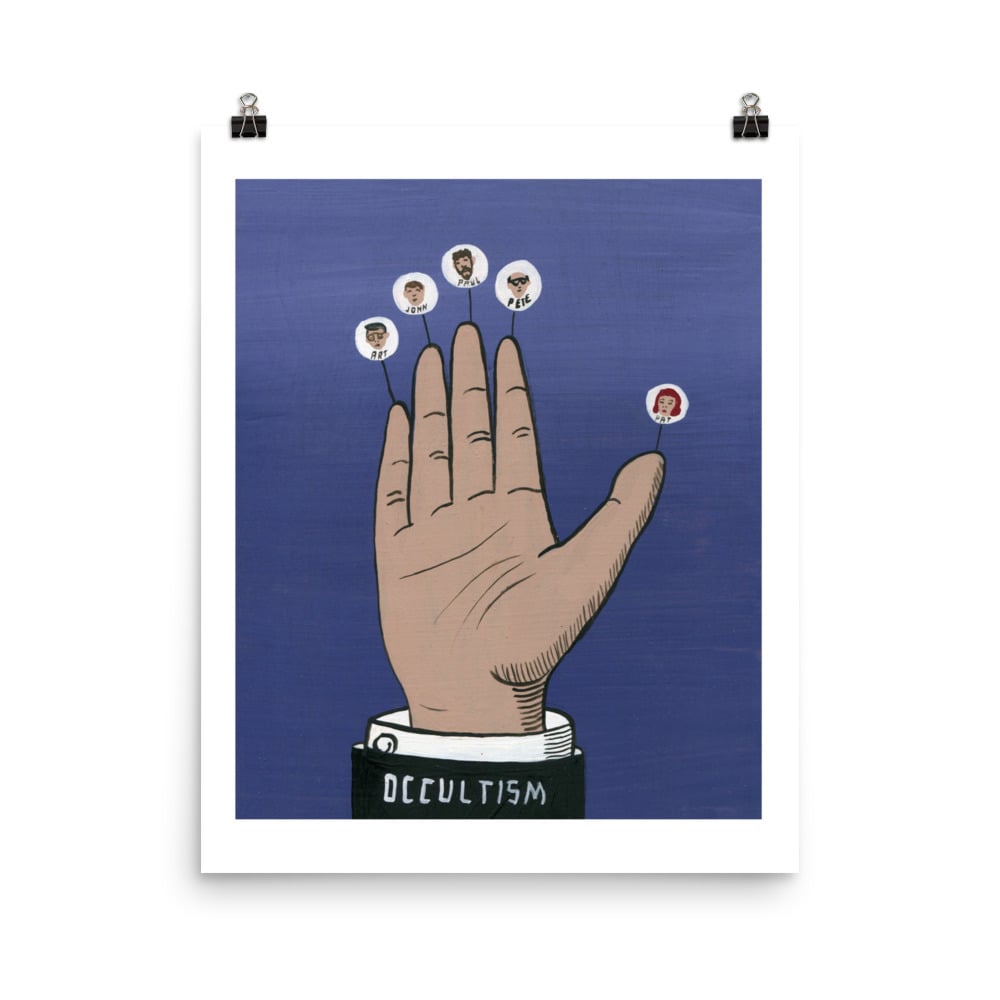 Image of HAND OF OCCULTISM POSTER