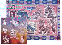 Image 1 of "Opium" Risoprint and sticker pack by PF