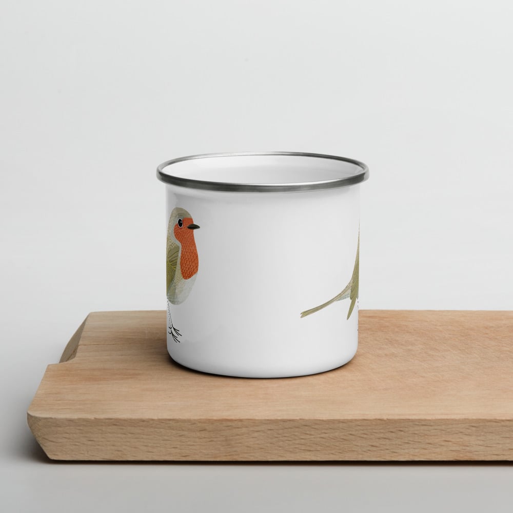 Enamel Mug: Robin