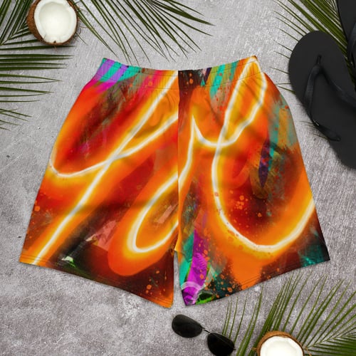 Image of Men's Recycled Athletic Shorts - Love