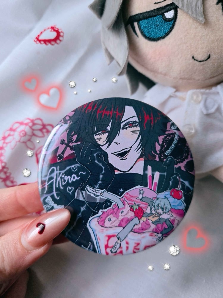 Image of Shiki x Akira Togainu No Chi Large Badge