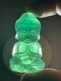 Image 10 of Green Fluorite Baby Buddha Carving #1793