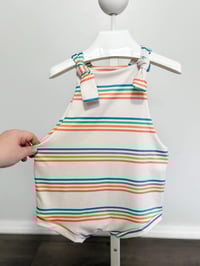 Image 3 of Boys Rule Overalls (bummies/shorts)