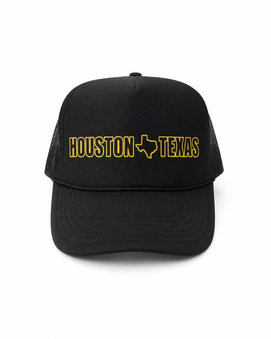 Image of HTX Black Foam Trucker