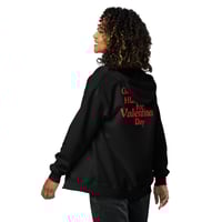Image 2 of Womans Cute Valentines Quote  zip hoodie