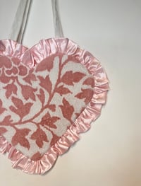 Image 2 of One-Off Upcycled Towel Heart Bag
