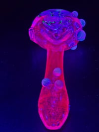 Image 7 of Purple UV Reactive Wig Wag Pipe 