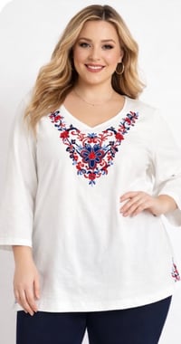 Image 11 of New XL Susan Graver Top #760*12