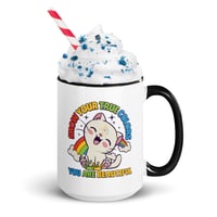 Image 5 of Show your True Colors Mug with Color Inside
