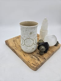 Image 1 of White Goddess Moon Vase Small