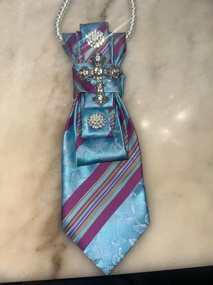 Image of Purple Haze & Cross Custom Ties