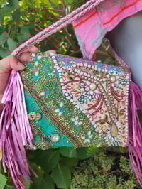 Image 2 of Chilean Bag -Pink fringes 3