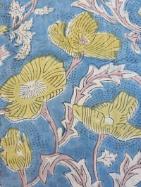 Image 3 of Namaste fabric tempête bleue