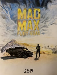 “A man reduced to a single instinct.” MAD MAX FURY ROAD Art Print